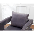 Nowoczesny tapicerowany fotel akcentowy Roundhill Furniture Lenola