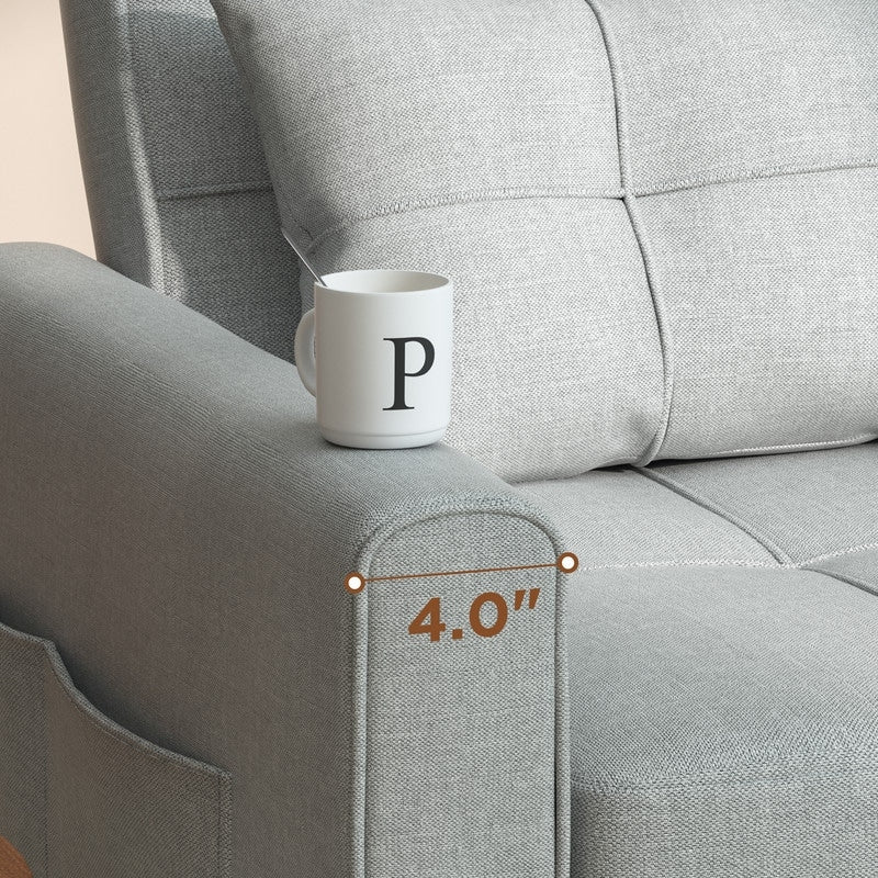 Wielofunkcyjna sofa 3 w 1 z funkcją spania, rozkładany fotel, składane łóżko do salonu