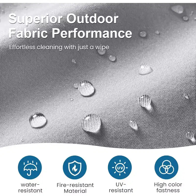 Dwuosobowa sofa ogrodowa Heynemo z aluminium, metalowa sofa tarasowa odporna na warunki atmosferyczne, fotel tarasowy na ganek, do ogrodu i podwórza