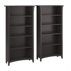 Wysoka regała Salinas na 5 półek (zestaw 2 szt.) marki Bush Furniture