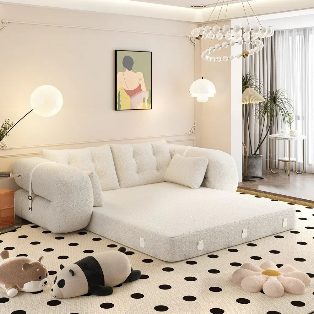 78,7-calowa wielofunkcyjna składana sofa z funkcją spania