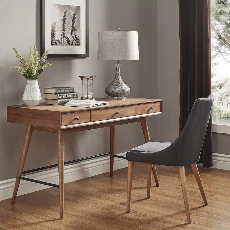 Biurko Aksel Wood z 3 szufladami marki iNSPIRE Q Modern