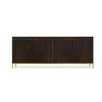 Drewniana 4-drzwiowa szafka ozdobna Clihome Furniture