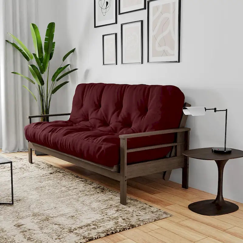 Materac futon Loosh Home o wymiarach 140 × 200 cm z pianki termoelastycznej z żelem
