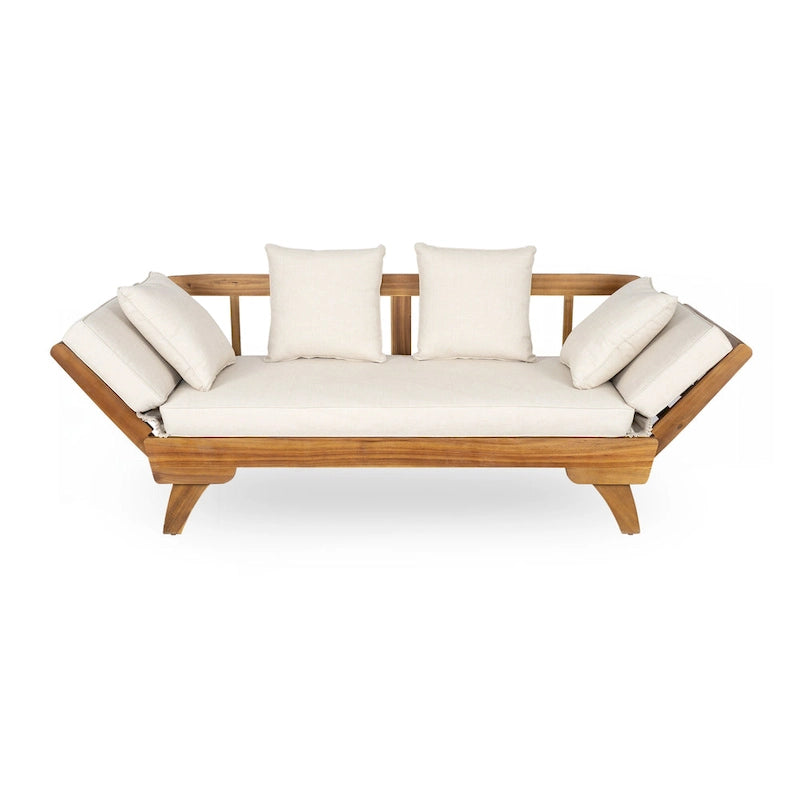Sofa wypoczynkowa typu daybed na taras zewnętrzny