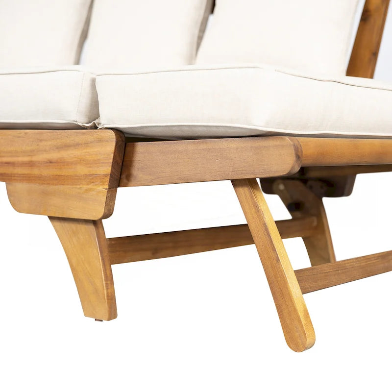 Sofa wypoczynkowa typu daybed na taras zewnętrzny