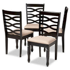 Zestaw 4 nowoczesnych i współczesnych krzeseł do jadalni