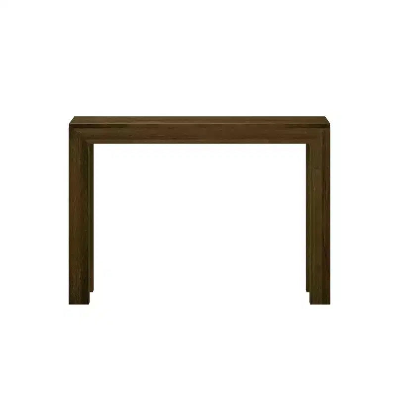 Plank+Beam 46 Nowoczesna Konsola z Litego Drewna, Wąska Stolik Przedpokojowy, Za Kanapę