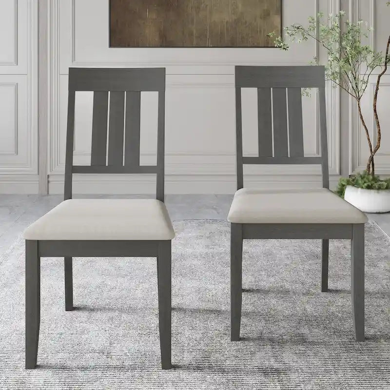 7-częściowy drewniany zestaw jadalniany CraftPorch Classic