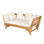Sofa wypoczynkowa typu daybed na taras zewnętrzny