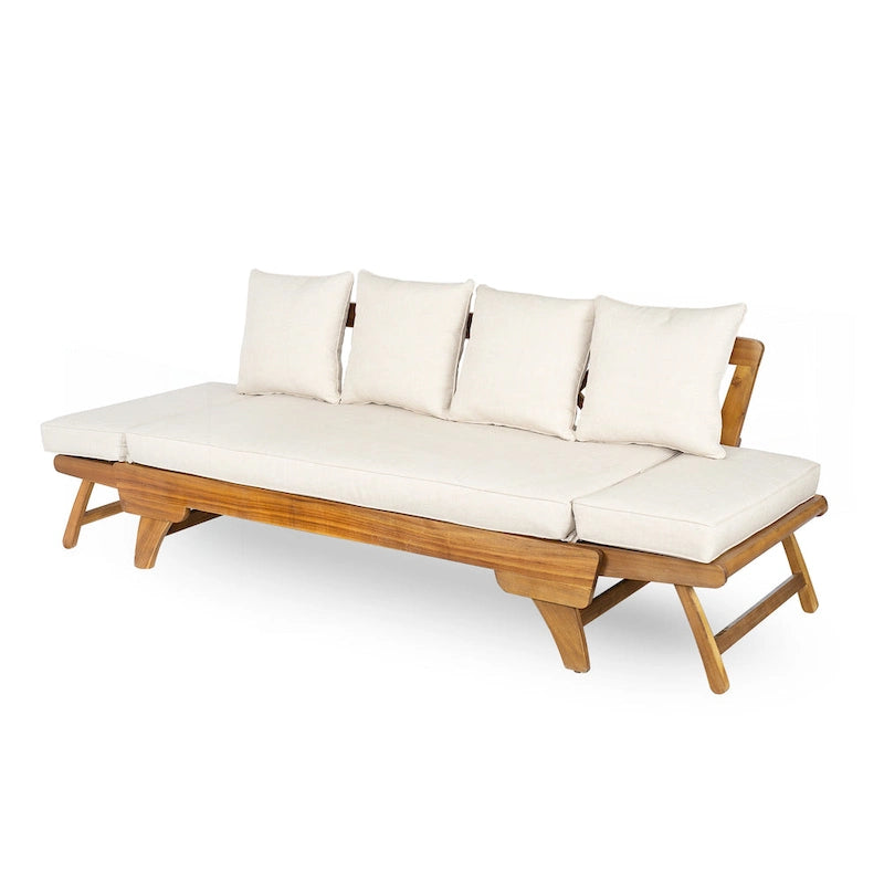 Sofa wypoczynkowa typu daybed na taras zewnętrzny