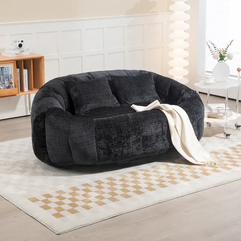 GDFStudio – Dwuosobowa sofa Laurel z szenilu, z pianką o wysokiej gęstości i wyjątkowym komfortem