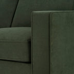 2-osobowa sofa – ciemna oliwka