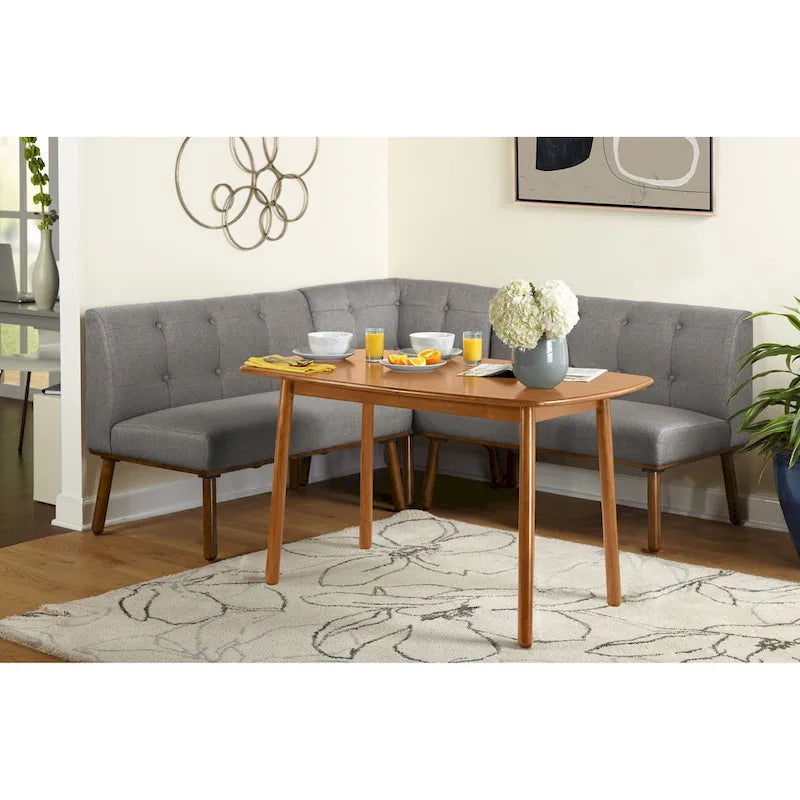 Zestaw do jadalni narożnej Neha 4-częściowy Simple Living
