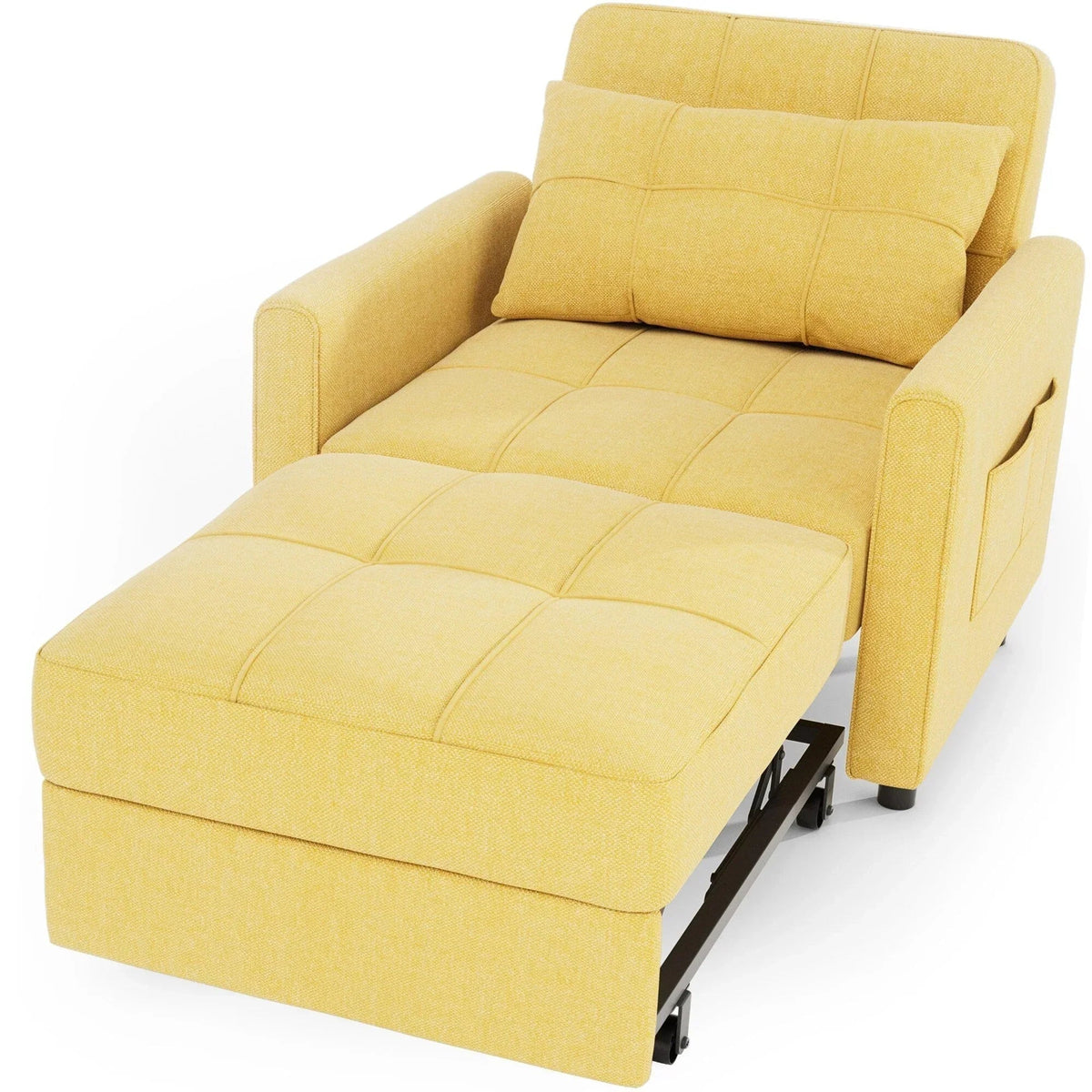 Wielofunkcyjna sofa 3 w 1 z funkcją spania, rozkładany fotel, składane łóżko do salonu
