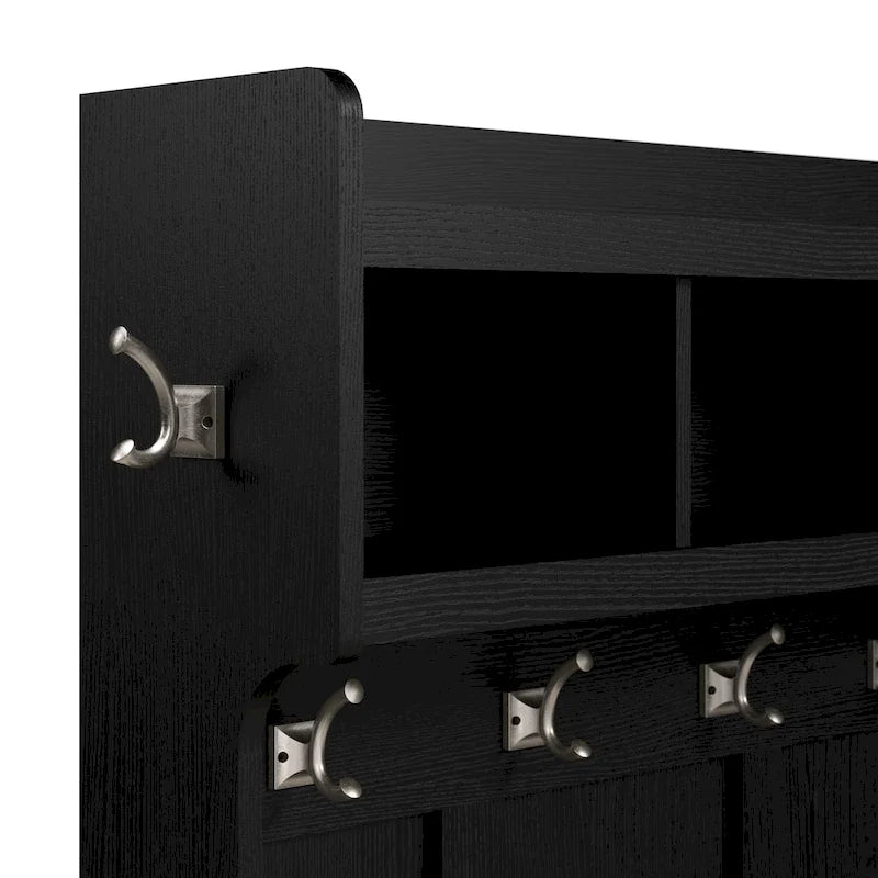 Kompletny zestaw mebli do przedpokoju Woodland z wieszakiem na ubrania marki Bush Furniture