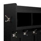 Kompletny zestaw mebli do przedpokoju Woodland z wieszakiem na ubrania marki Bush Furniture