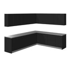 Kuchnia Kolekcja Nowoczesna Kolor Czarny Podstawa Rozmiar 10x8,5Ft Szerokość - 102x120