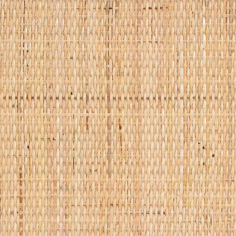 bali & pari Oleta Nowoczesna Szafka Nocna Boho Naturalny Brązowy Rattan 2 Szuflady