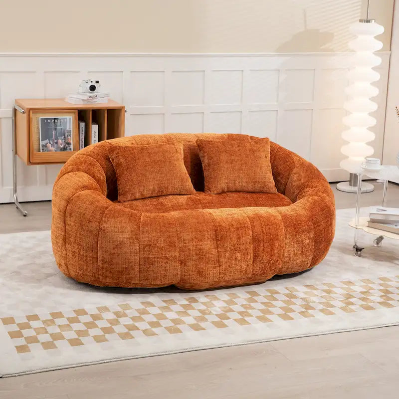 GDFStudio – Dwuosobowa sofa Laurel z szenilu, z pianką o wysokiej gęstości i wyjątkowym komfortem