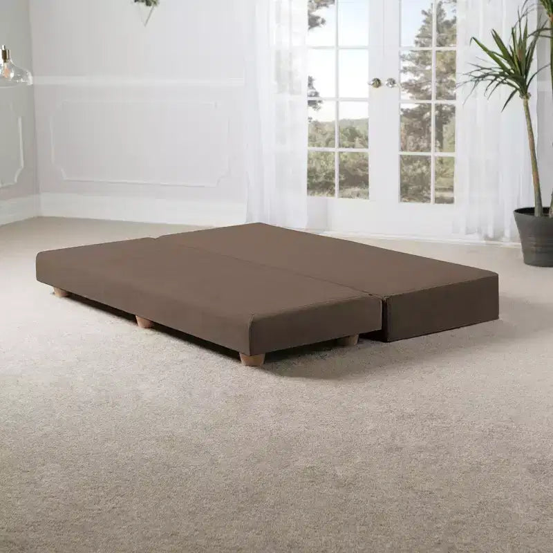 Leżanka / Rozkładana sofa dwuosobowa – mikrowelur