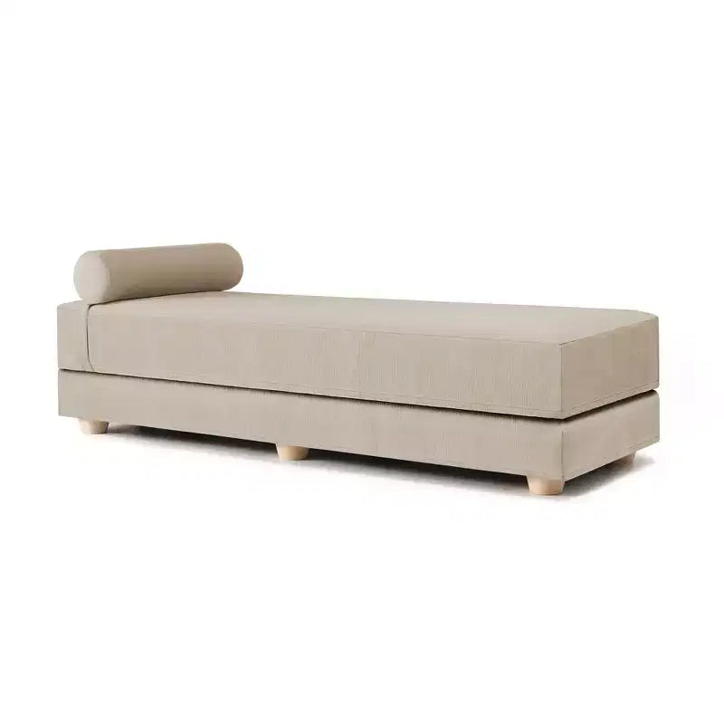 Leżanka / Rozkładana sofa dwuosobowa – mikrowelur
