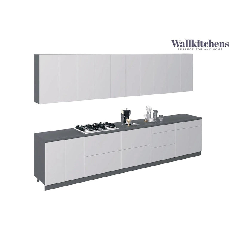 Kuchnia Signature Collection Biały połysk Podstawa koloru Rozmiar 13Ft szerokości - 153x24