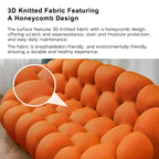 Dwuosobowa sofa typu bubble, zakrzywiona, o strukturze plastra miodu, z tkaniny 3D, do salonu, pokoju dziennego, mieszkania