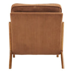 Tapicerowany fotel w stylu Mid-Century Modern