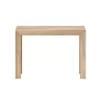 Plank+Beam 46 Nowoczesna Konsola z Litego Drewna, Wąska Stolik Przedpokojowy, Za Kanapę