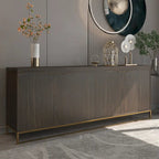 Drewniana 4-drzwiowa szafka ozdobna Clihome Furniture