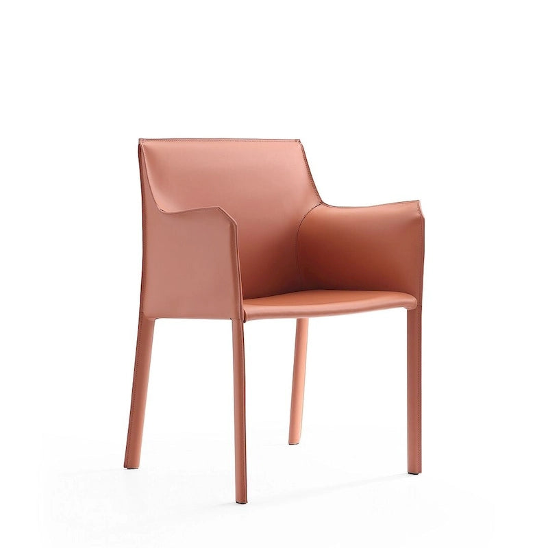 Saddle Leather Dining Room Armchair