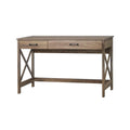 47 inch Farmhouse Writing Desk with Two Drawers