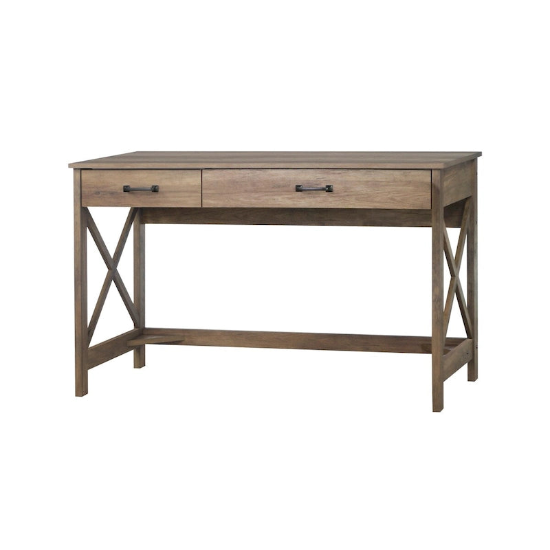 47 inch Farmhouse Writing Desk with Two Drawers