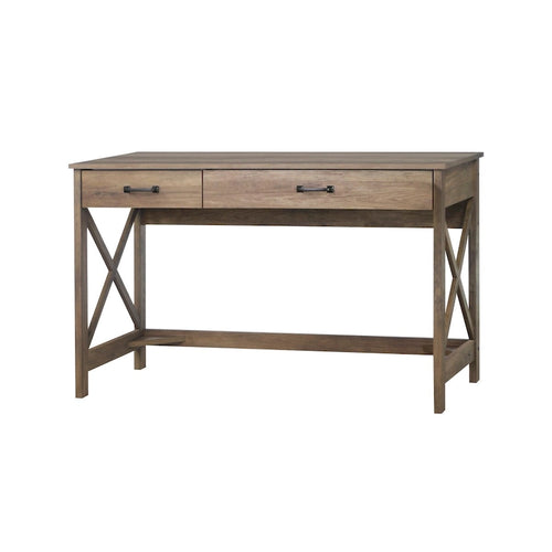 47 inch Farmhouse Writing Desk with Two Drawers