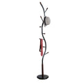 Metal 9 Hooks Standing Coat Rack