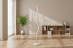 Metal 9 Hooks Standing Coat Rack