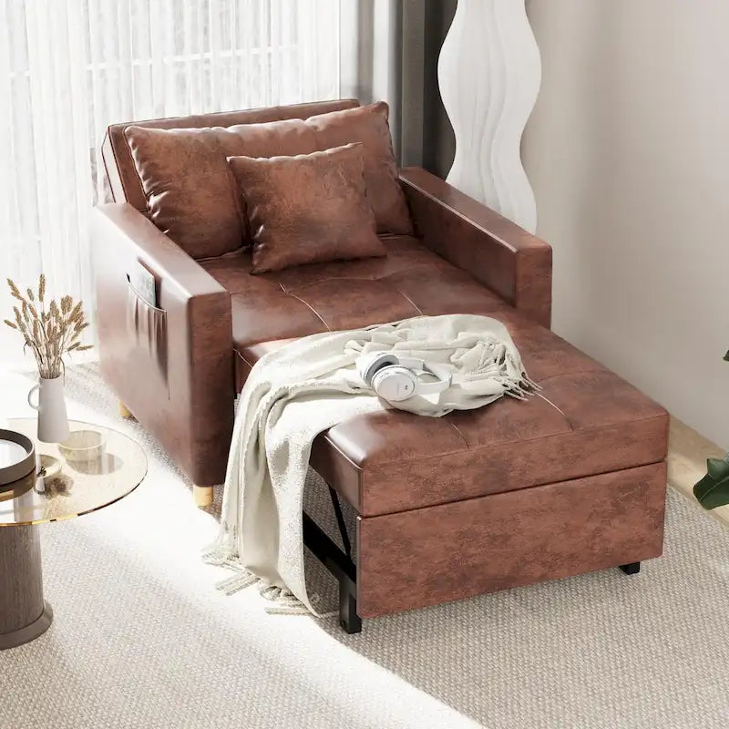 Rozkładany fotel z funkcją spania, 3 w 1, dostępne różne kolory, dla 1 osoby