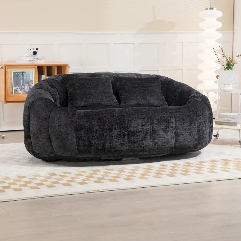 GDFStudio – Dwuosobowa sofa Laurel z szenilu, z pianką o wysokiej gęstości i wyjątkowym komfortem