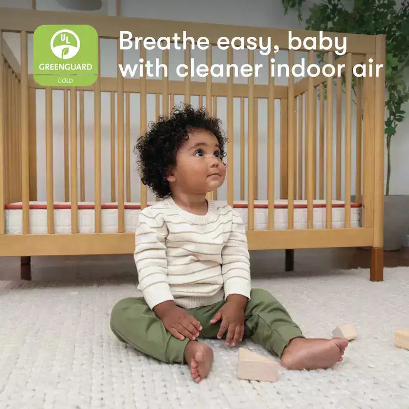 Babyletto Babyletto x Avocado Organiczny materac do łóżeczka niemowlęcego 2-stopniowy i w 100% nietoksyczny - Biały