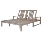 Dwuosobowy fotel wypoczynkowy Polibi z regulowanym oparciem w 5 pozycjach