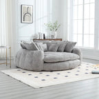 Wygodna dwuosobowa sofa z funkcją spania typu Loaf, duża sofa z funkcją spania i podłokietnikami