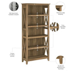 Zestaw regałów na książki Key West 5 półek marki Bush Furniture