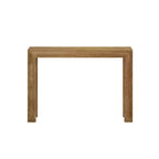 Plank+Beam 46 Nowoczesna Konsola z Litego Drewna, Wąska Stolik Przedpokojowy, Za Kanapę