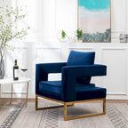 Nowoczesny tapicerowany fotel akcentowy Roundhill Furniture Lenola