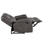 Dwuosobowa sofa rozkładana ręcznie Steve Silver Kameryn ze skóry ekologicznej