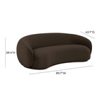 Aksamitna sofa Kendall