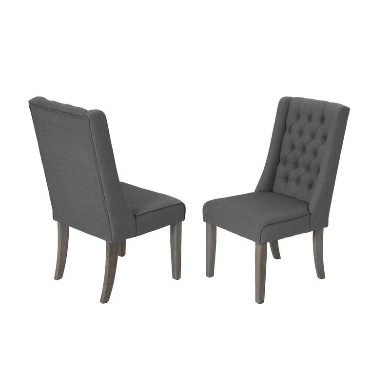 9-częściowy rustykalny rozkładany zestaw jadalniany w kolorze szarym Best Quality Furniture