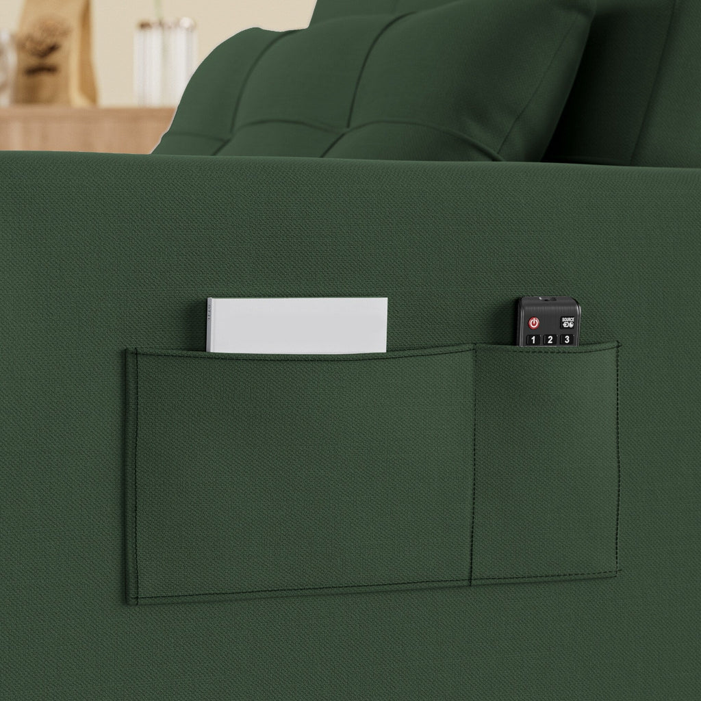 Wielofunkcyjna sofa 3 w 1 z funkcją spania, rozkładany fotel, składane łóżko do salonu