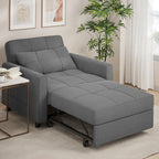 Wielofunkcyjna sofa 3 w 1 z funkcją spania, rozkładany fotel, składane łóżko do salonu